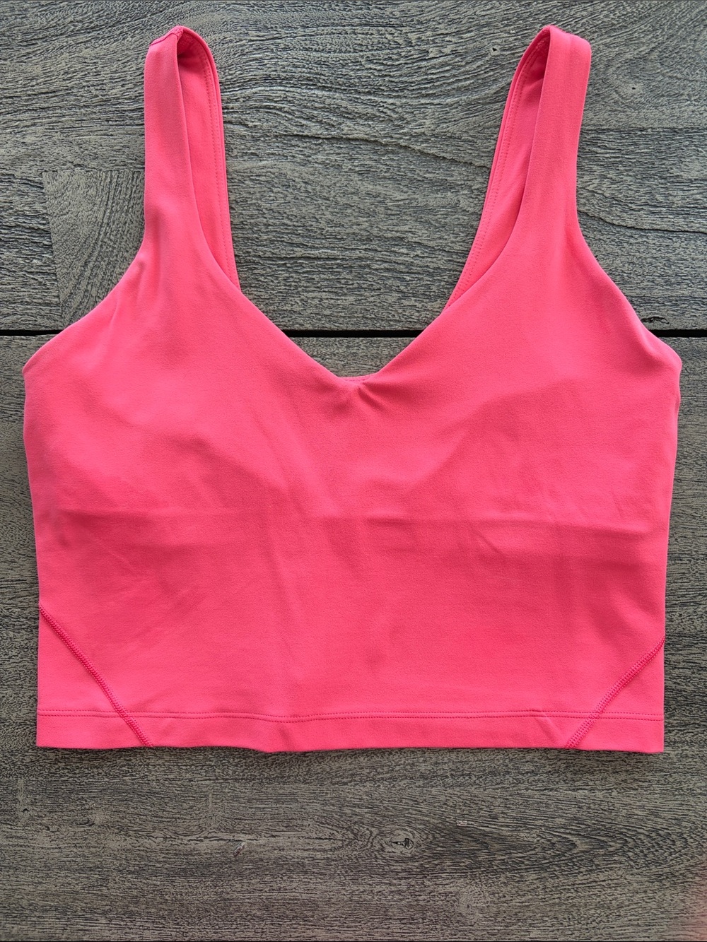 Lululemon align tank in color Sakura pink with built in bra, no padding